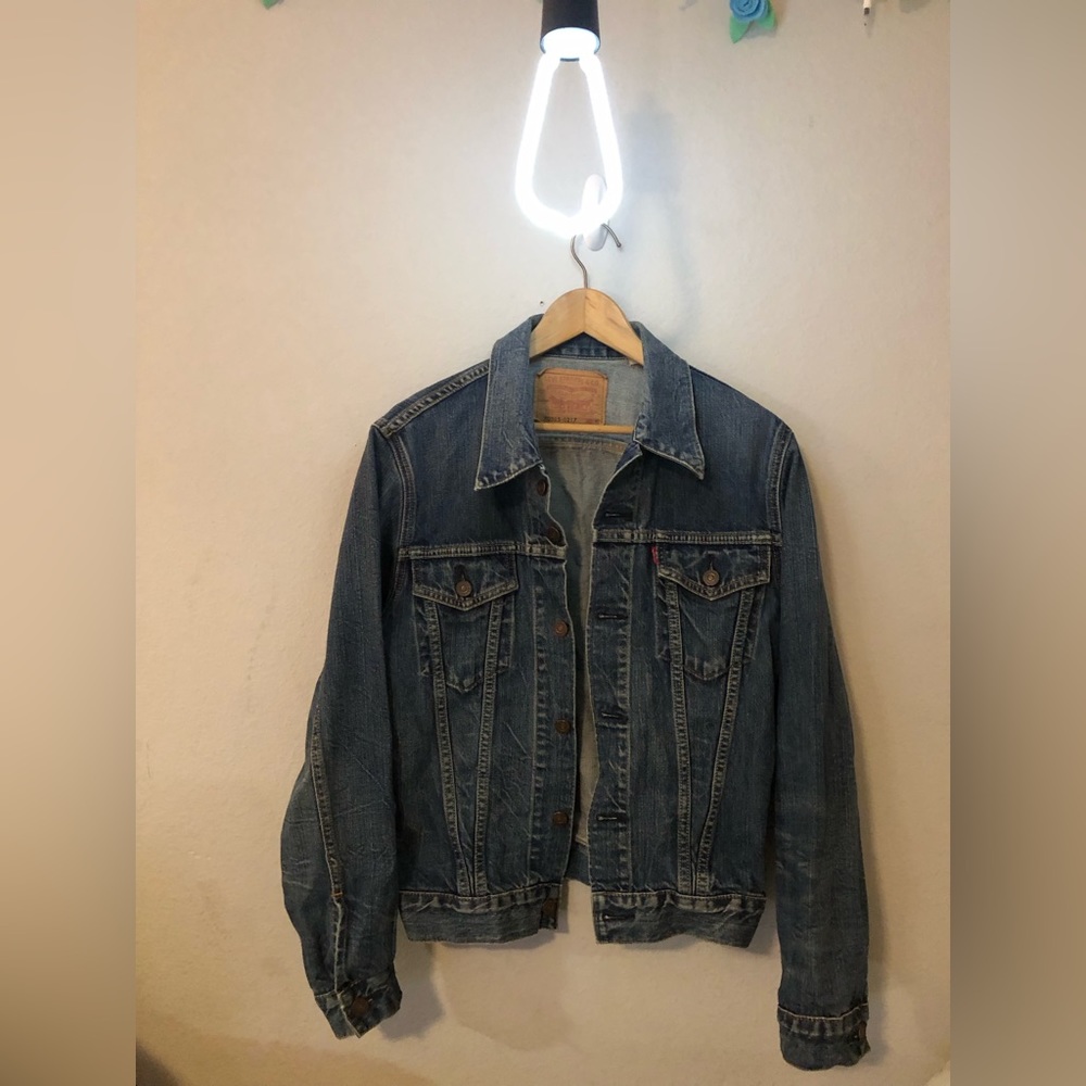 Vintage 60s Levi's 70505-0217 Type 3 Denim Trucker Jacket Big E Size 40